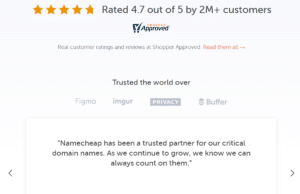 GoDaddy vs Namecheap: Namecheap Customer Review
