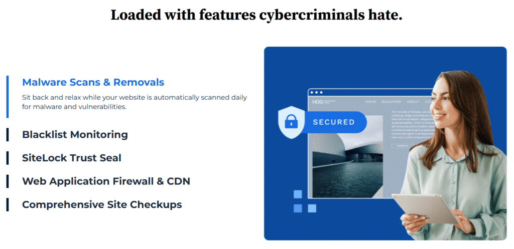 Bluehost Hosting Review: Security Service